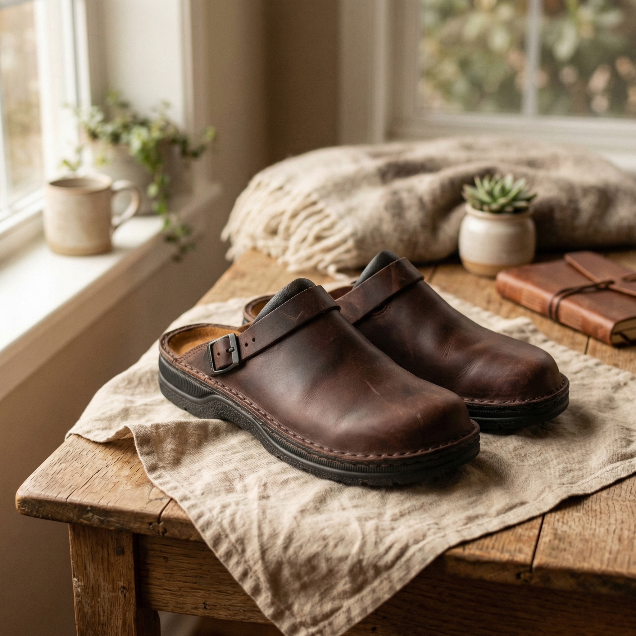 Lucca Leather Clogs – Oliver & Blake