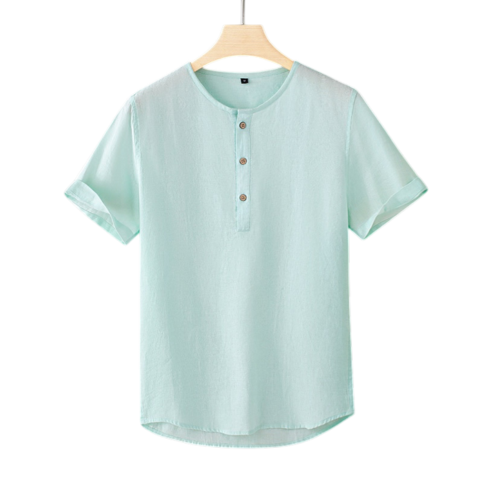 Horizon Henley Linen Shirt