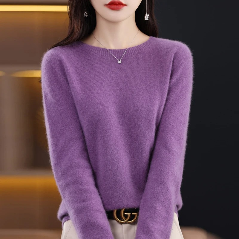 Pull en cachemire Liora | Col rond, élégant et doux pour femme