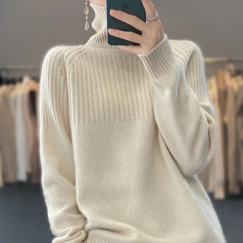 Aria Ribbed Turtleneck