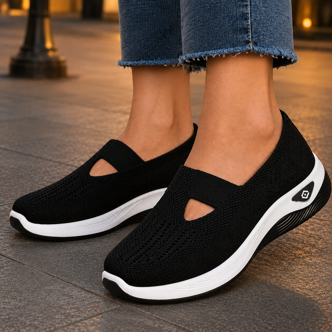 Asti Slip-On Sneakers - Classic Black