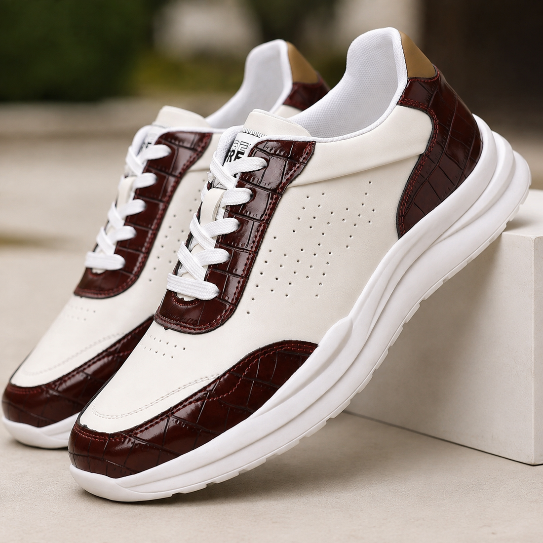 Lucano Leather Sneakers - Brown