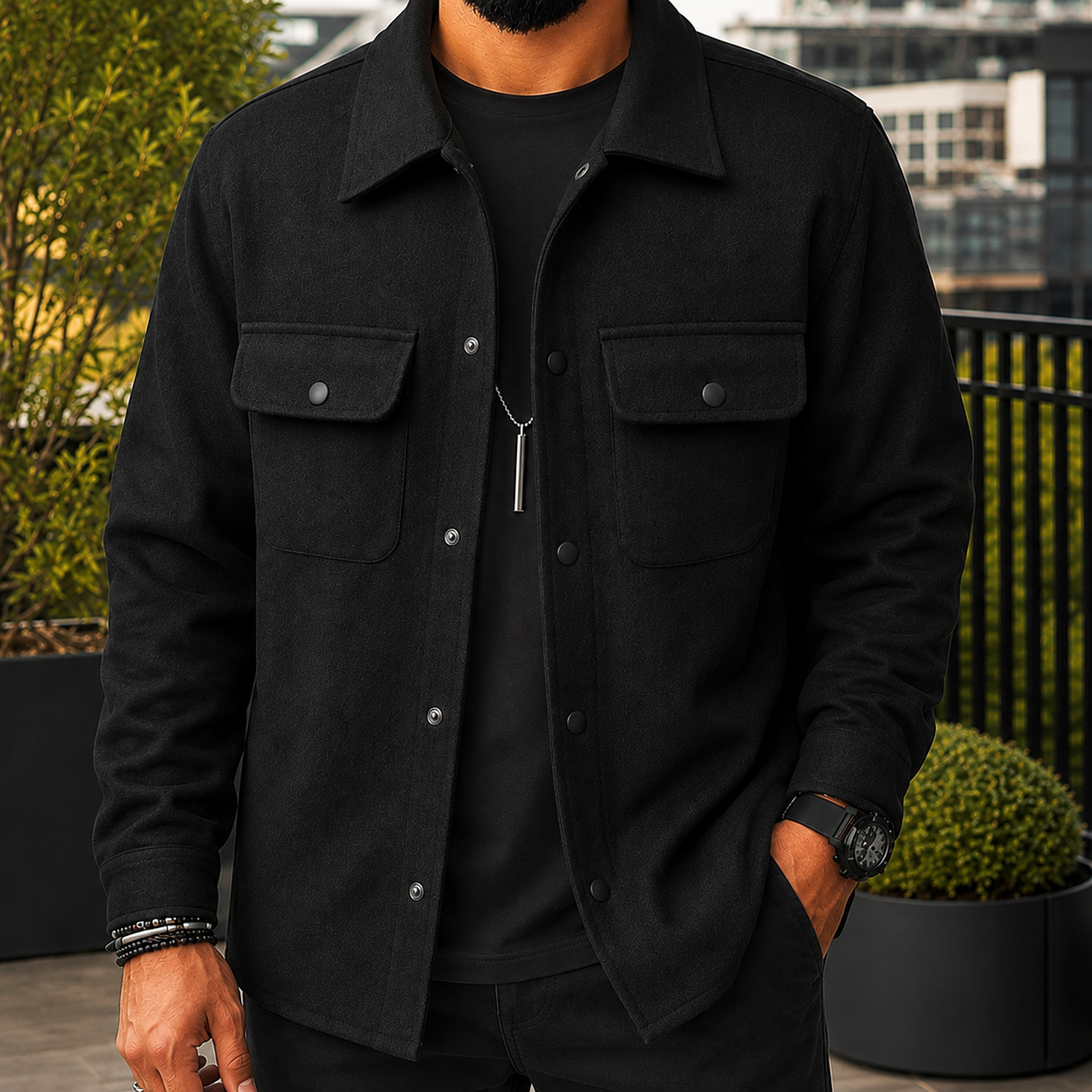 Beckett Utility Jacket - Black