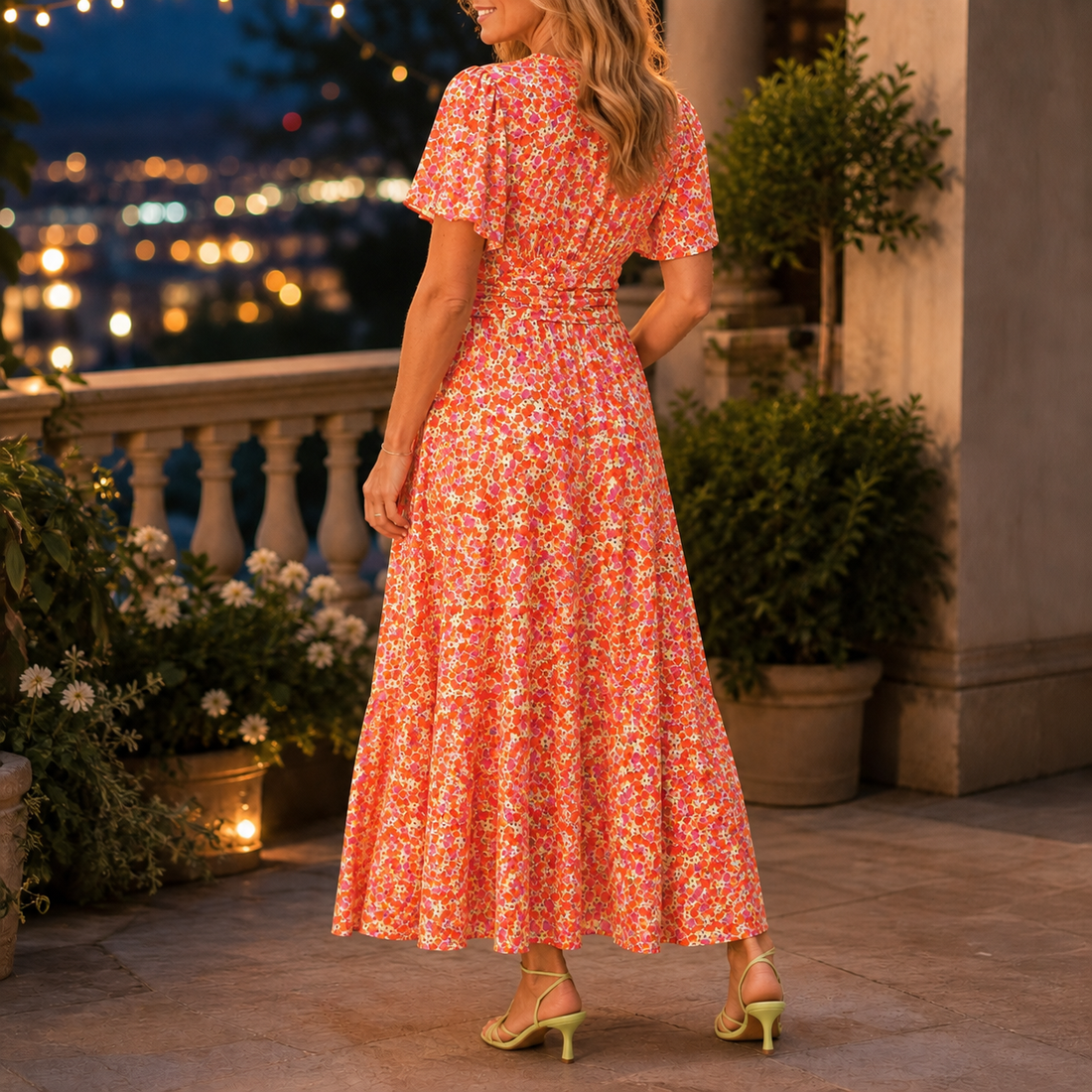 Xenia-Mae Floral Maxi Dress - Lead Alternate View