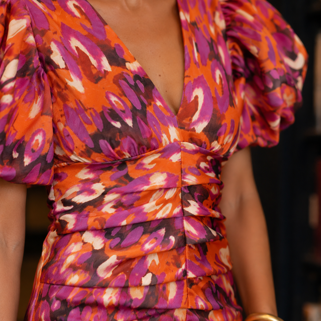 Greta-Mae V-Neck Dress - Lead Product Detail