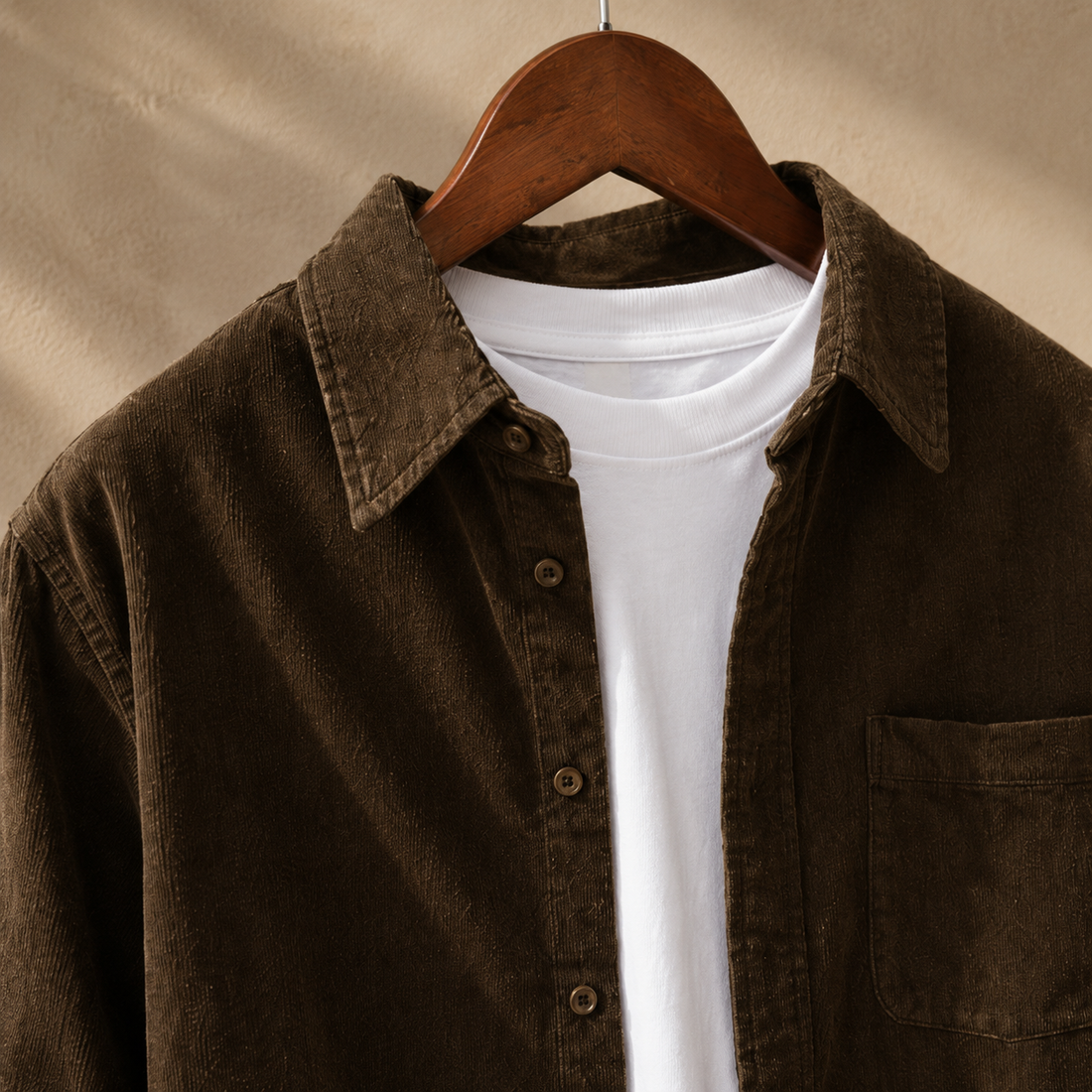 Carter Corduroy Shirt - Lead Product Detail