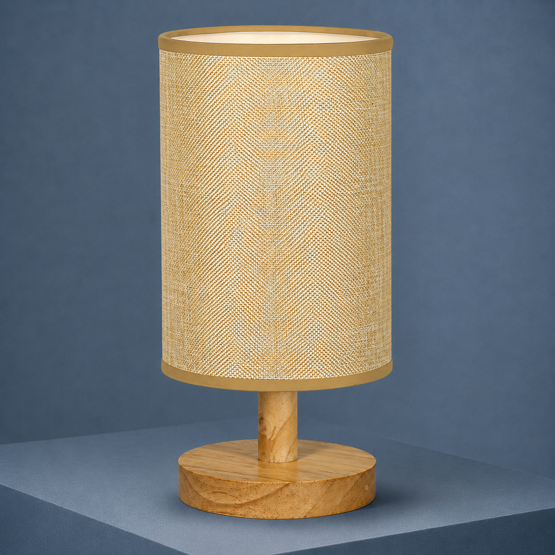 Frostwood Bamboo Lamp - Natural Jute