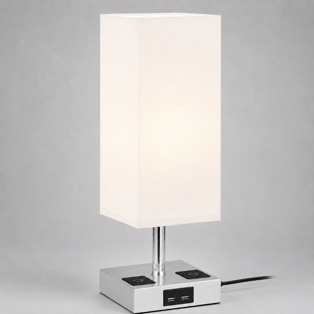 Northmere Linen Lamp - White