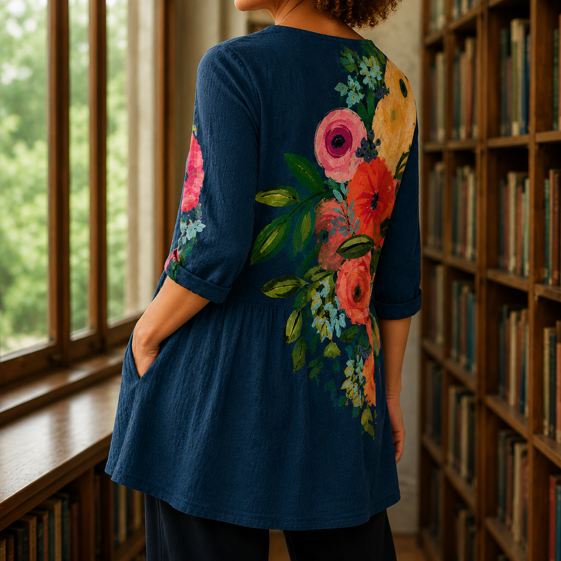 Honora-Mae Floral Blouse - Lead Alternate View