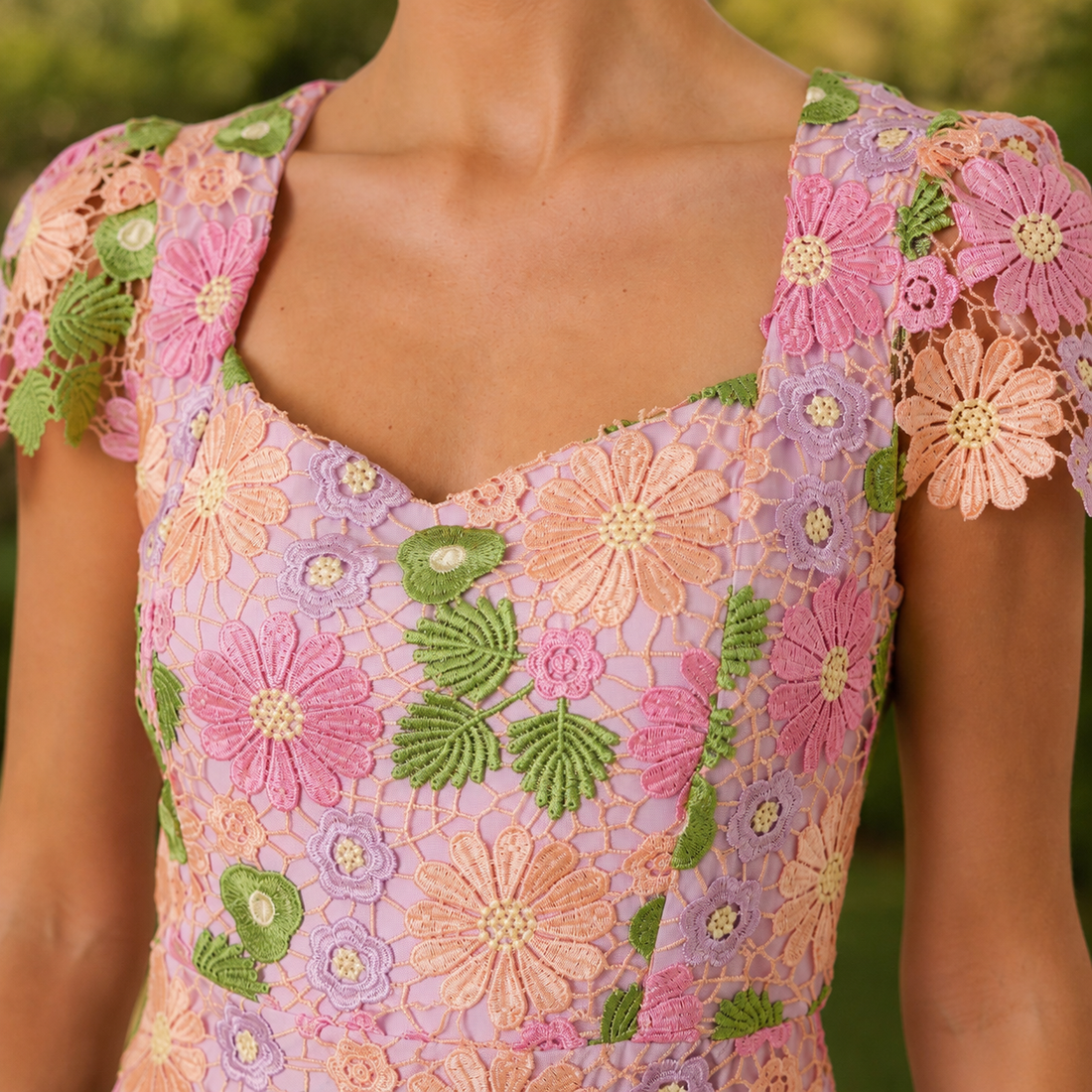 Fenella-Jade Embroidered Midi Dress - Lead Product Detail
