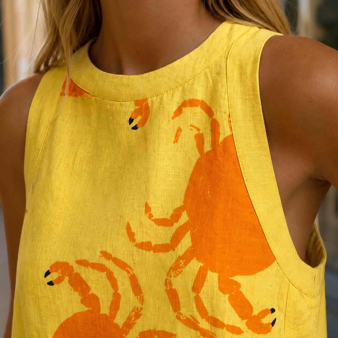 Camille-Marie Marine Print Dress - Lead Product Detail