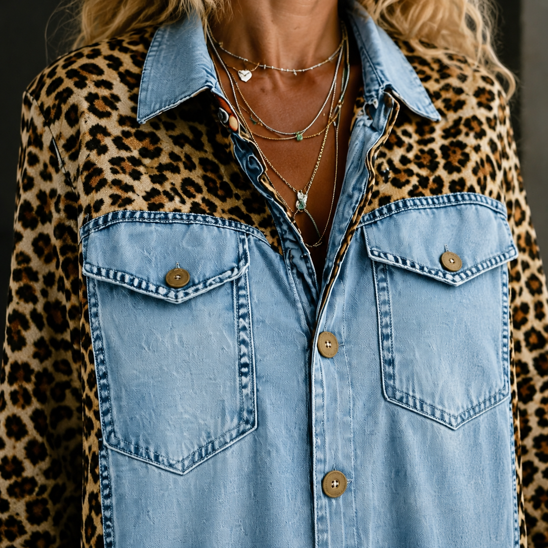 Valeria-Kate Leopard Jumpsuit - Lead Product Detail