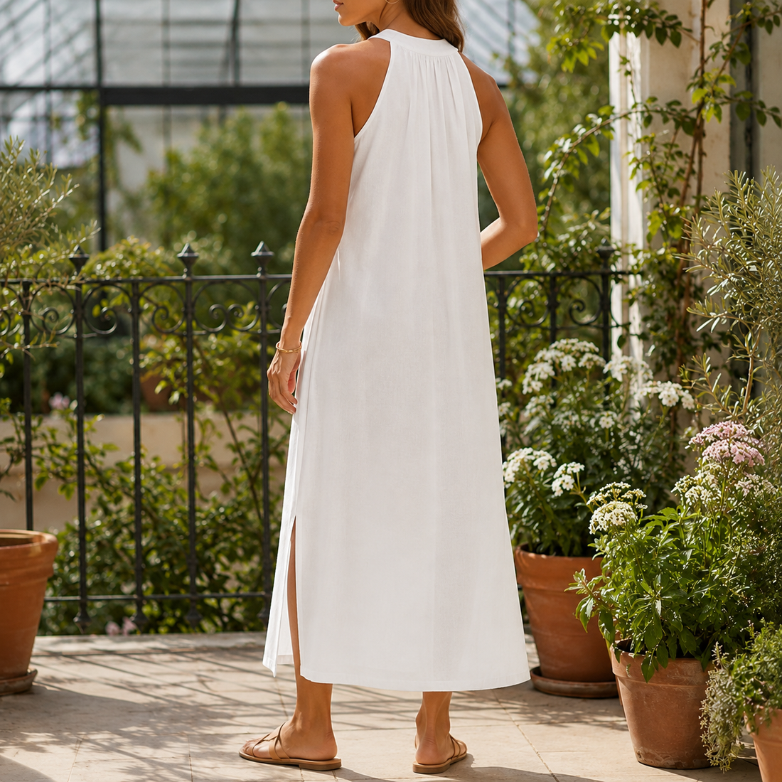 Priscilla Lace Midi Dress - Lead Alternate View