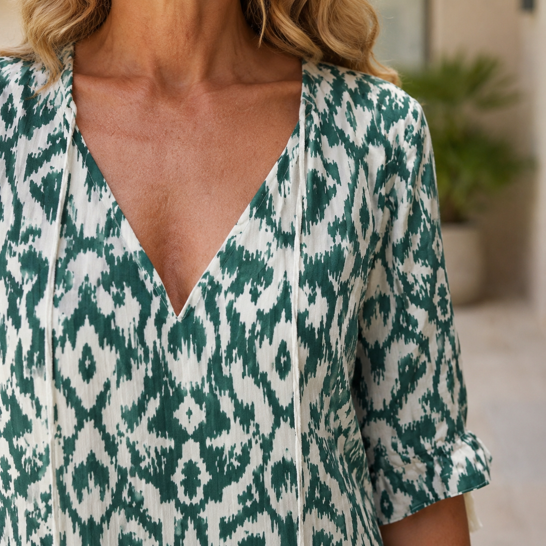 Ada Ikat Maxi Dress - Lead Product Detail