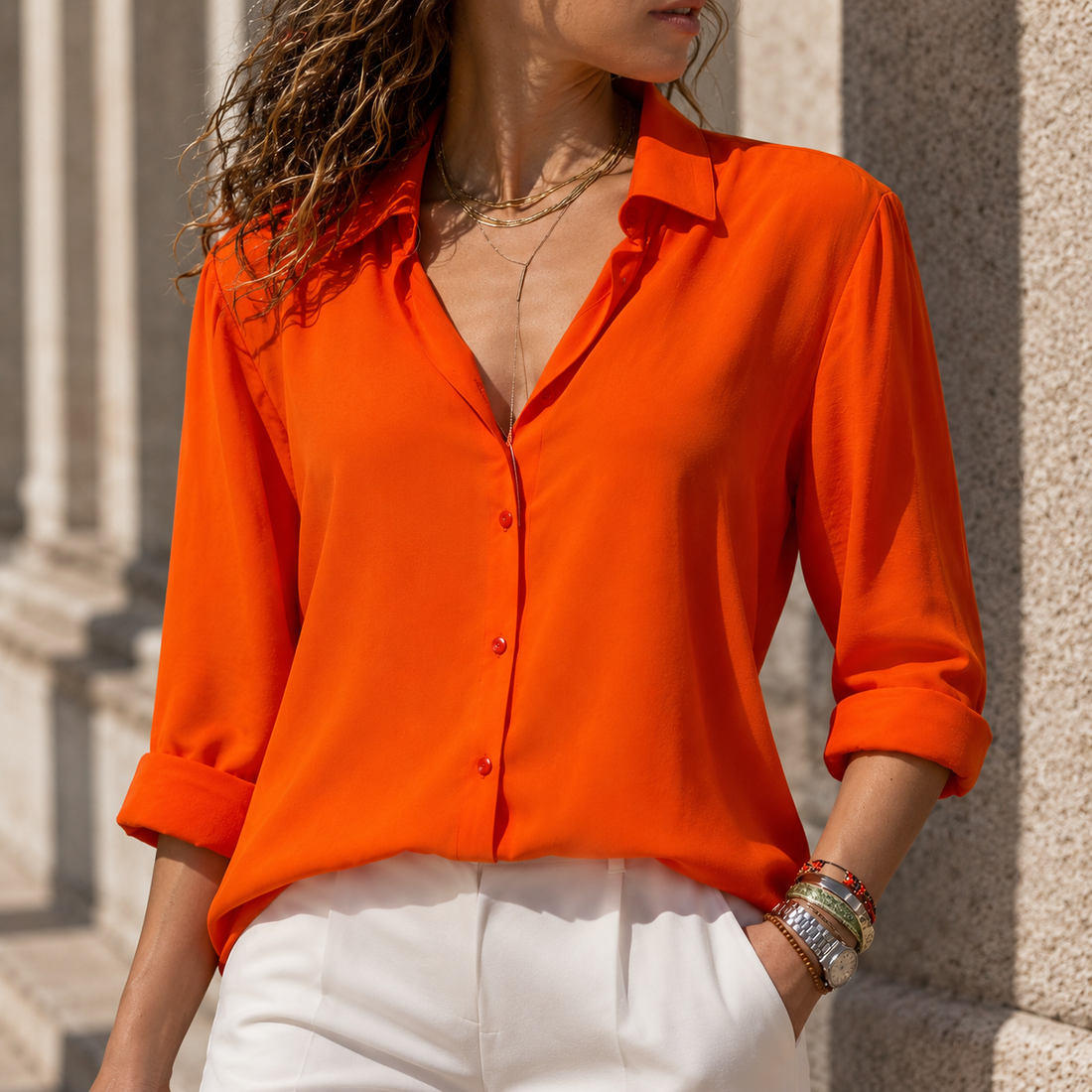 Elodie Fluid Blouse - Lead Product Detail