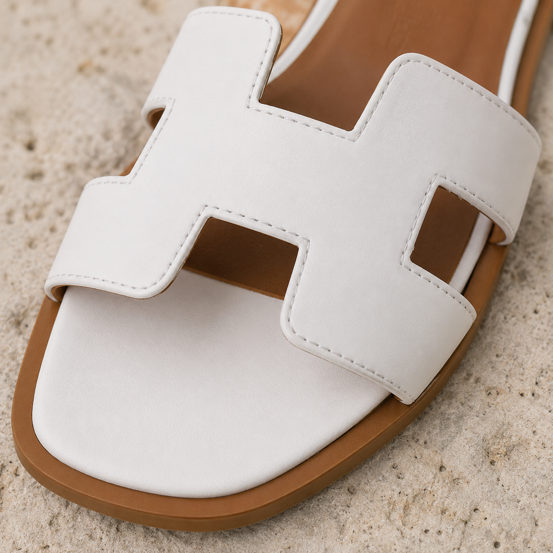 Alessia H-Strap Sandals - Lead Product Detail