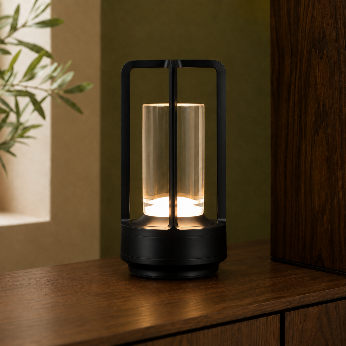 Bramble Acrylic Lamp - Black