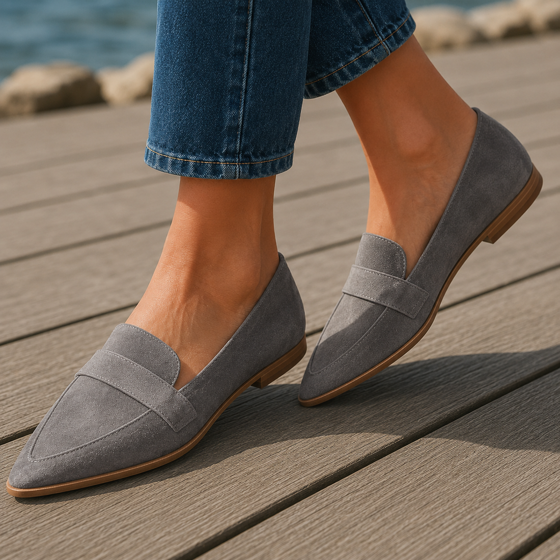 Ravena Orthopedic Loafers - Gray