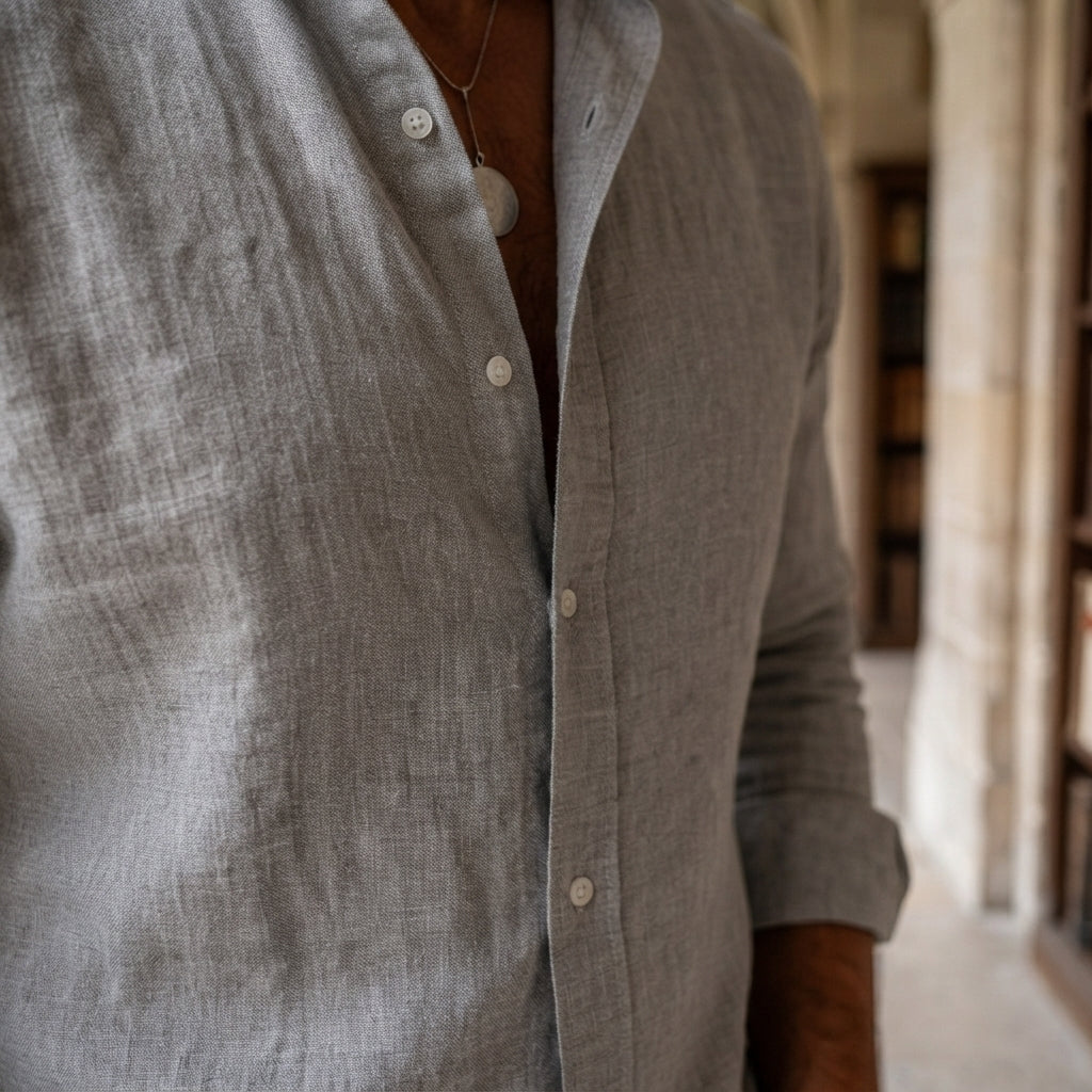Hudson Textured Shirt - Lead Product Detail