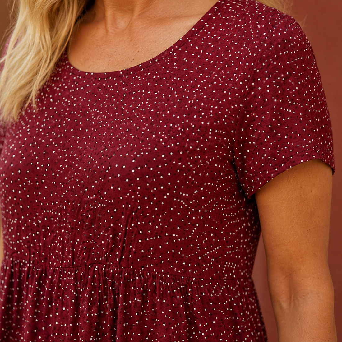 Annabel Dotted Midi Dress - Lead Product Detail