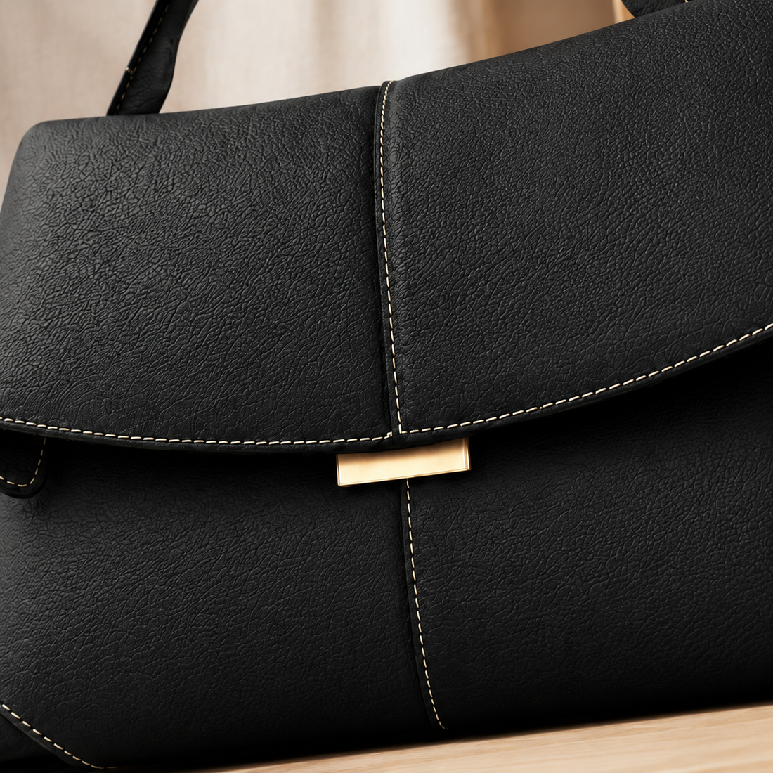 Matera Sculpted Handbag - Lead Product Detail