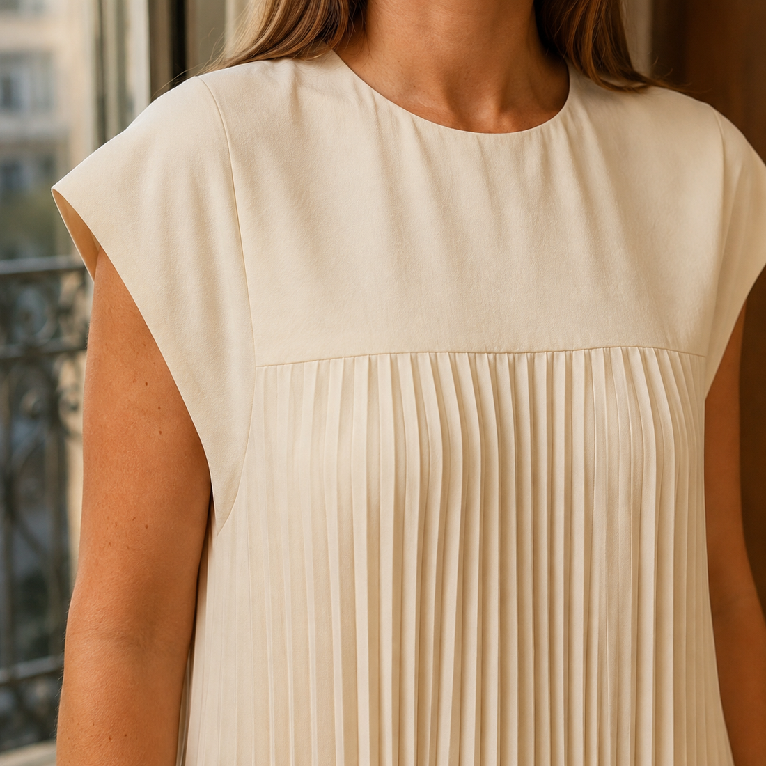 Willa Pleated Maxi Dress - Lead Product Detail