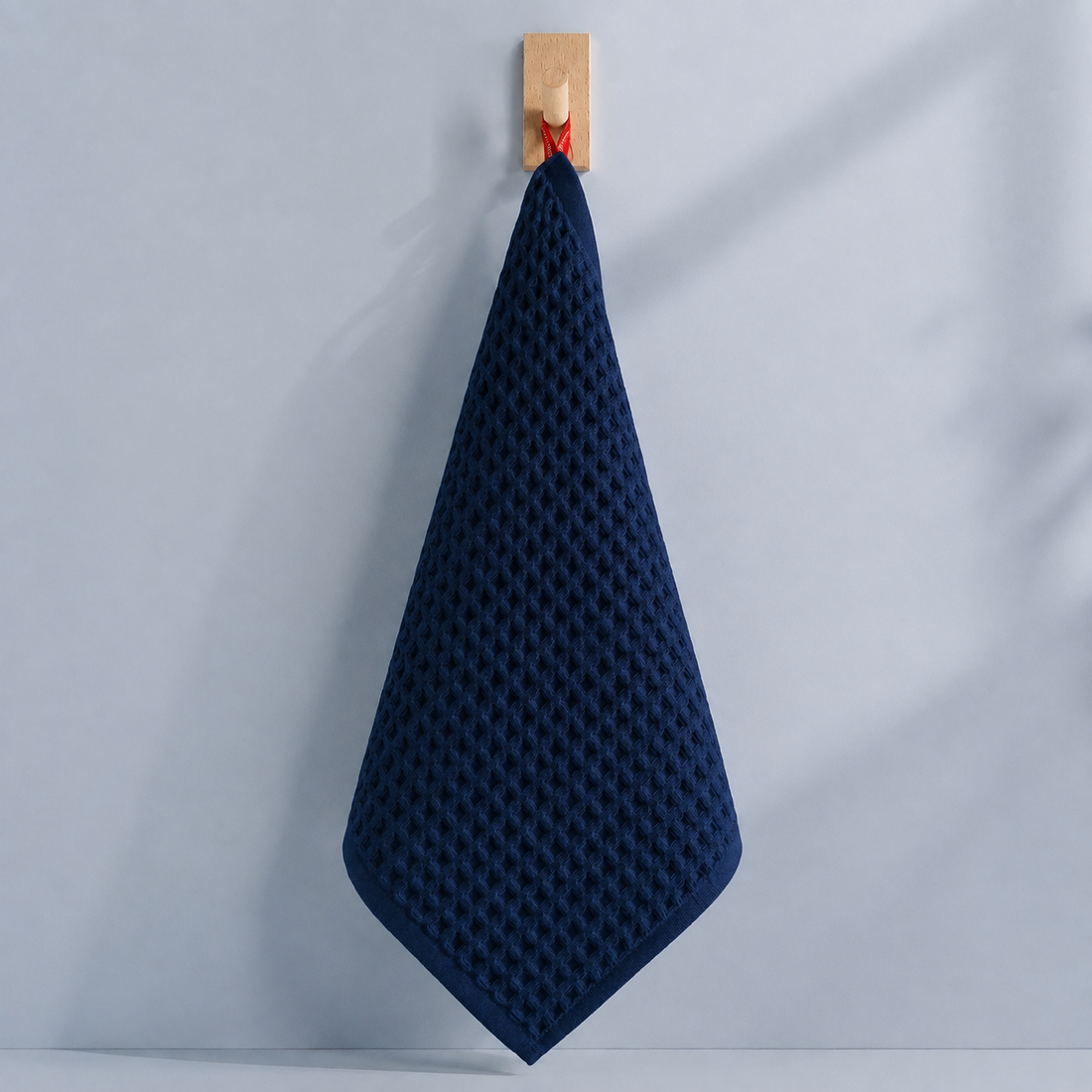 Millstone Waffle Cotton Towels - Navy Blue