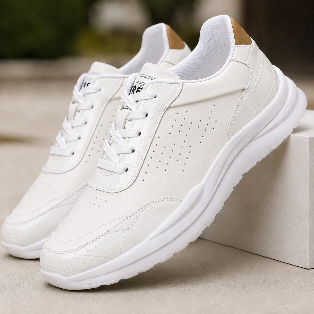 Lucano Leather Sneakers - White
