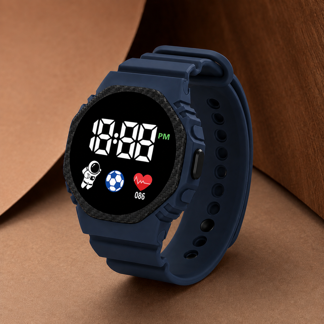 Florence Digital Watch - Blu Scuro