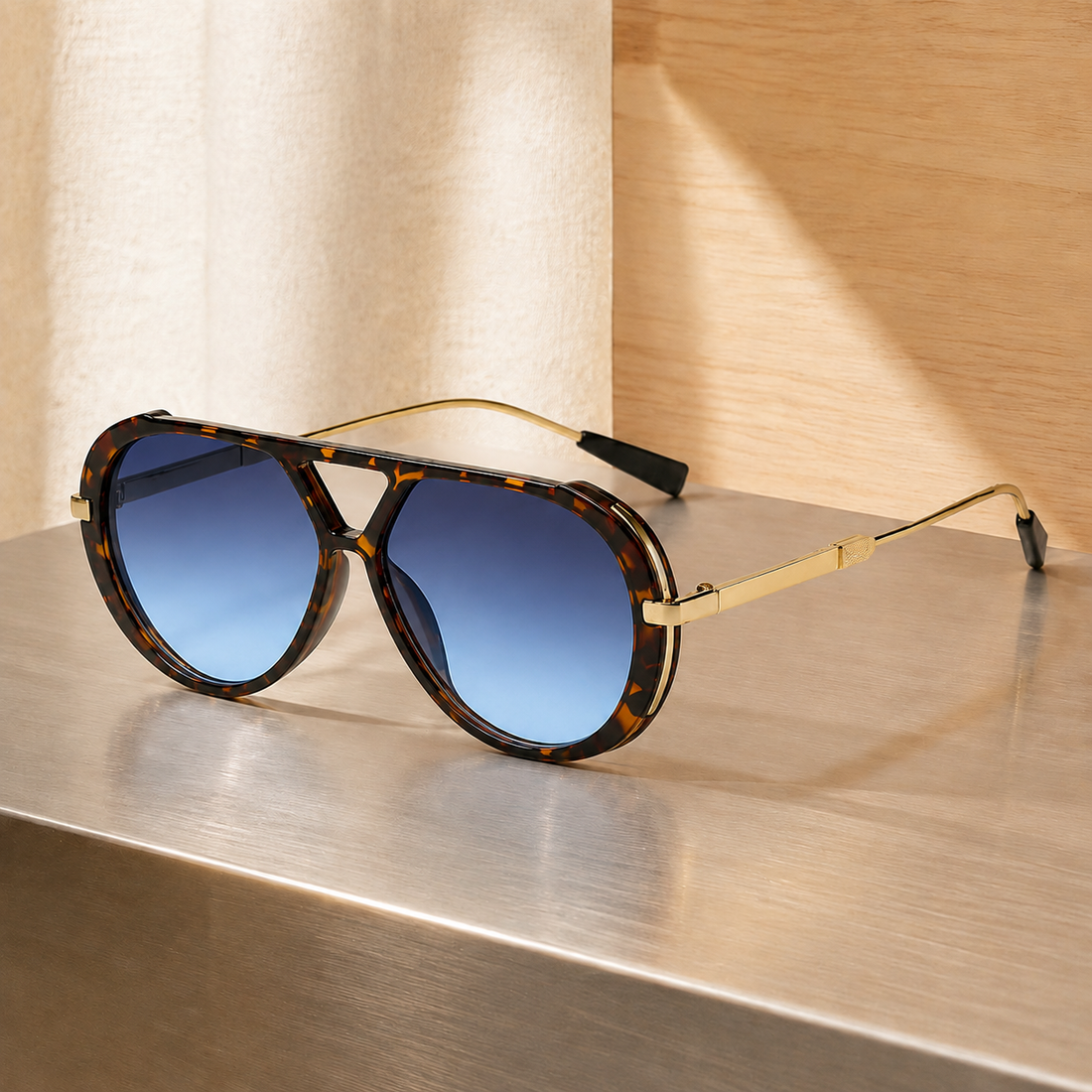 Desmond Retro Sunglasses - Azul