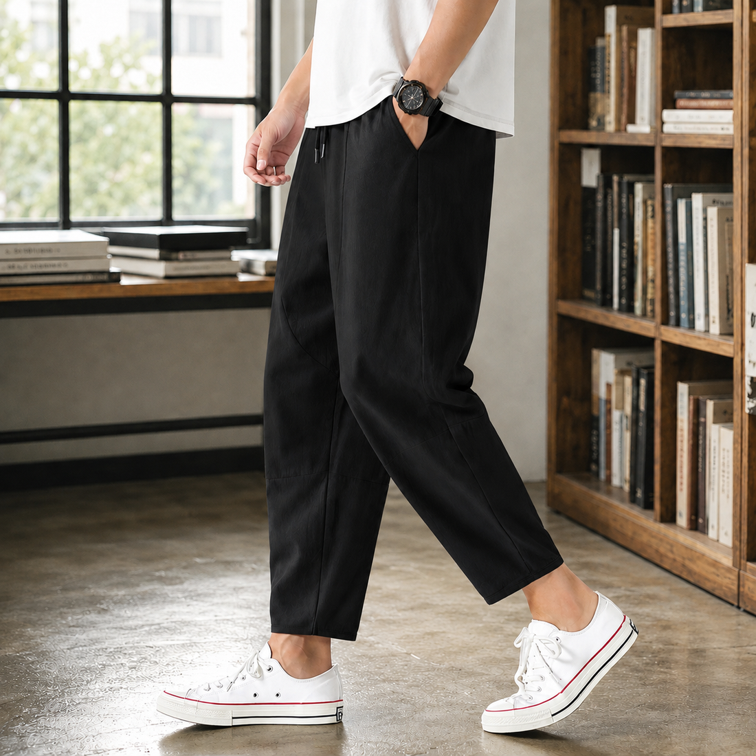 Bertrand Relaxed Pants - Black