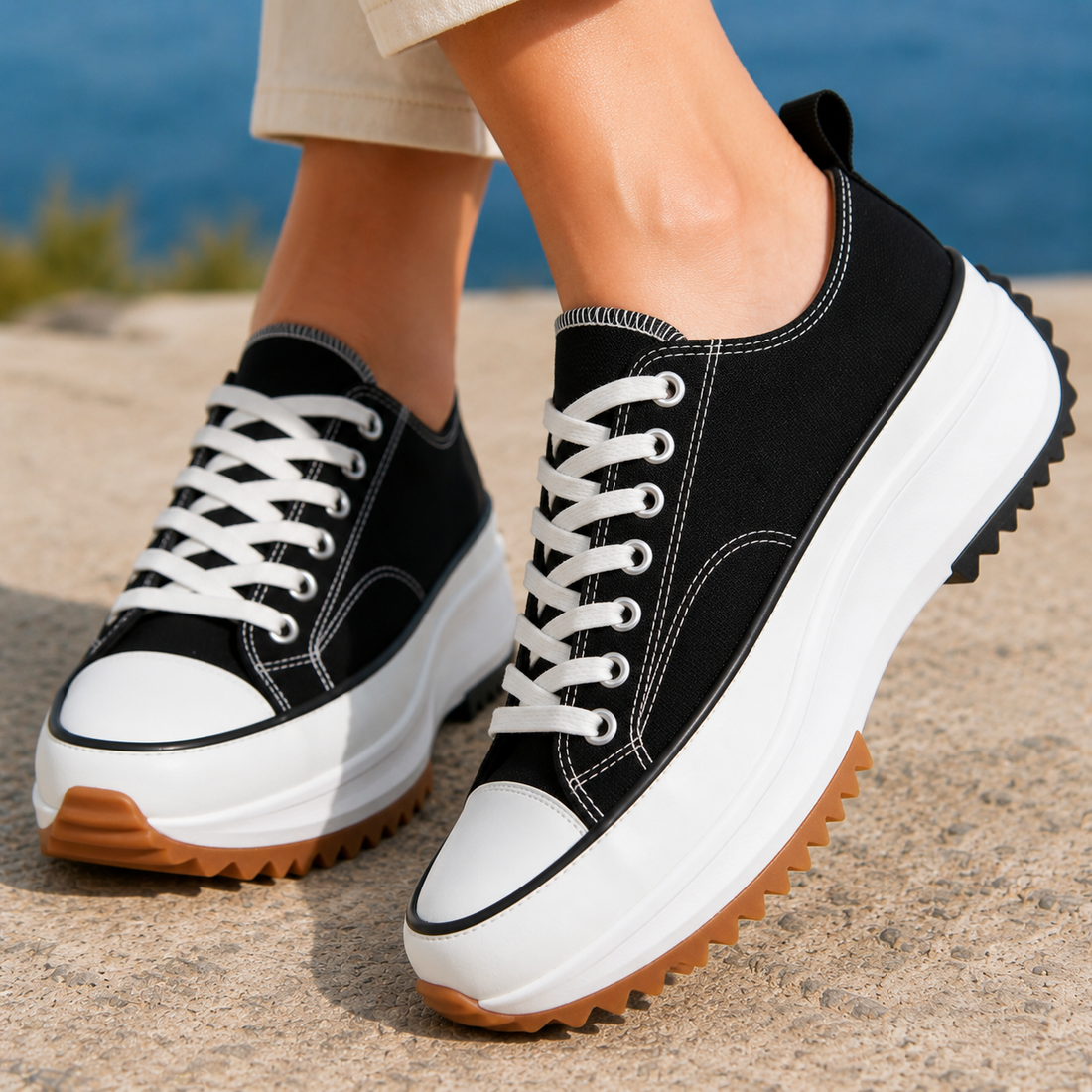 Calvino Orthopedic Sneakers - Black