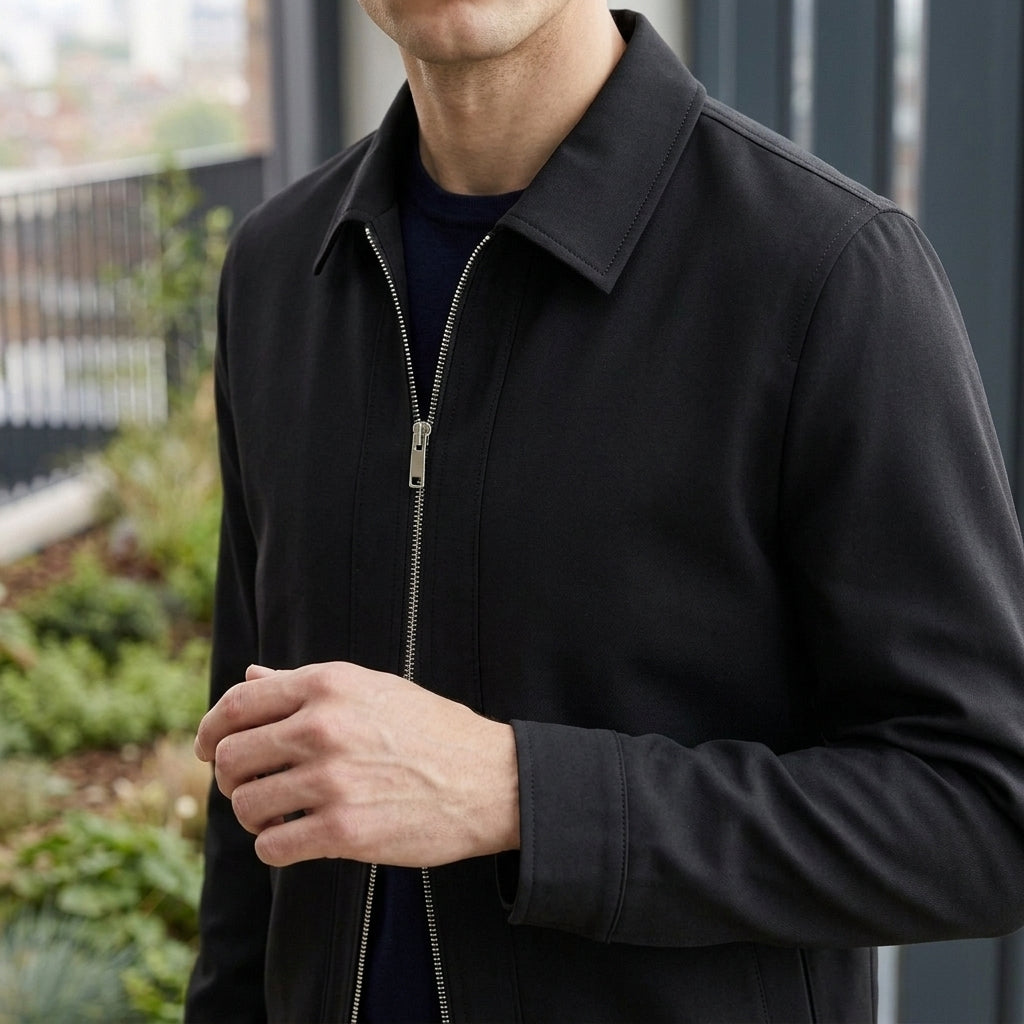 Dorian Zip Jacket - Lead Product Detail