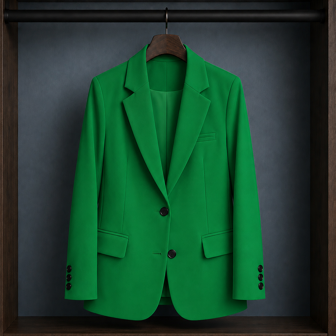 Cecily Tailored Blazer - Green