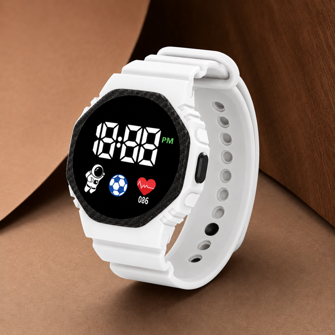 Florence Digital Watch - Bianco