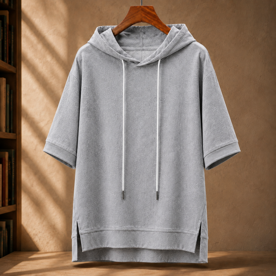 Spencer Cotton Hoodie - Pink, Gray, White And Black