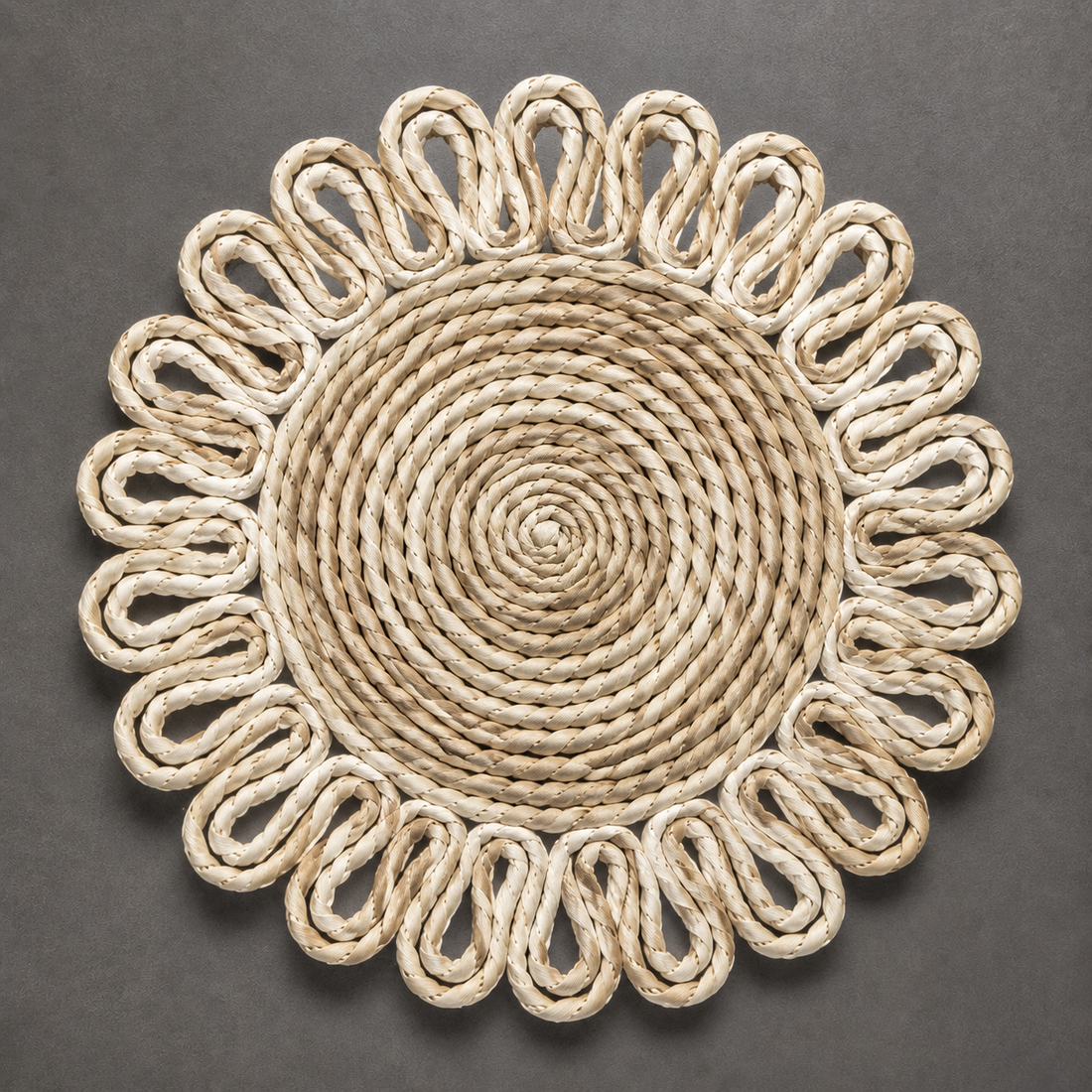 Arthur Woven Placemat - Bordered Petal