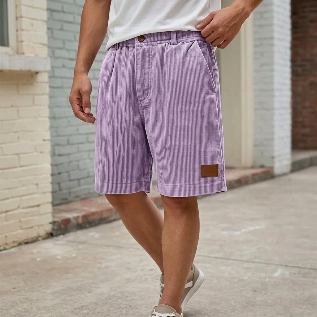 Dorian Relaxed Shorts - Purple