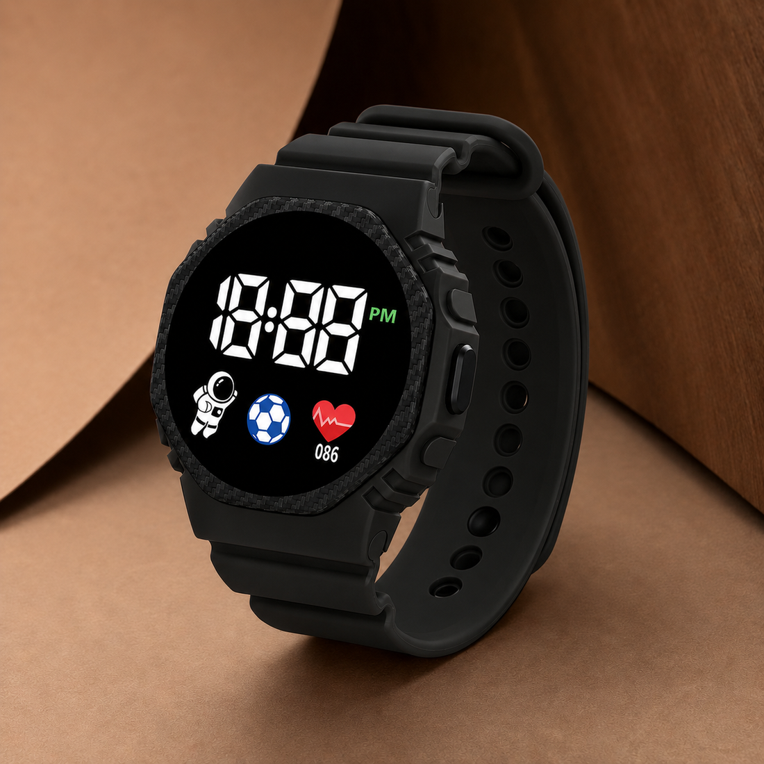 Florence Digital Watch - Nero