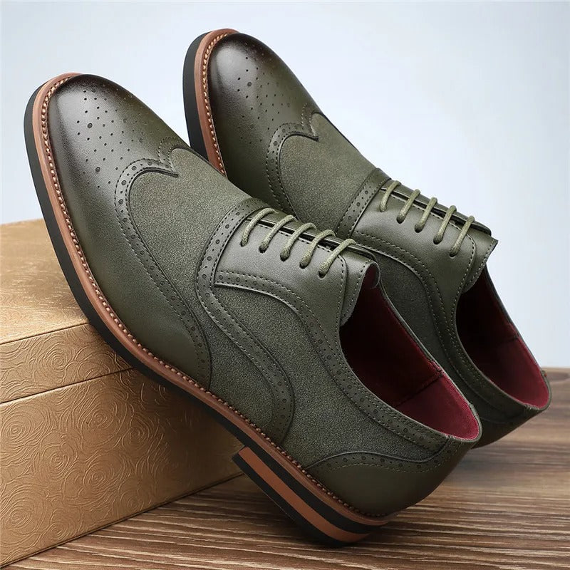 Regent Two-Tone Brogue Oxfords
