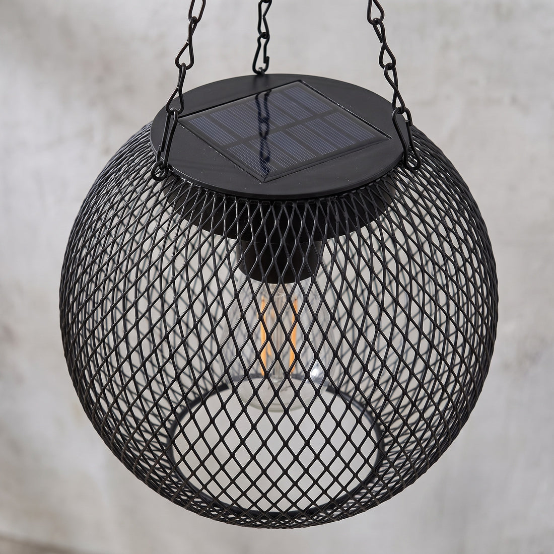 Cranbrook Mesh Solar Garden Lantern | detail | 9d38458f488ca2f5