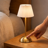 Woodford Pleated Shade Cordless Table Lamp | lifestyle | b5b458a1e987e266