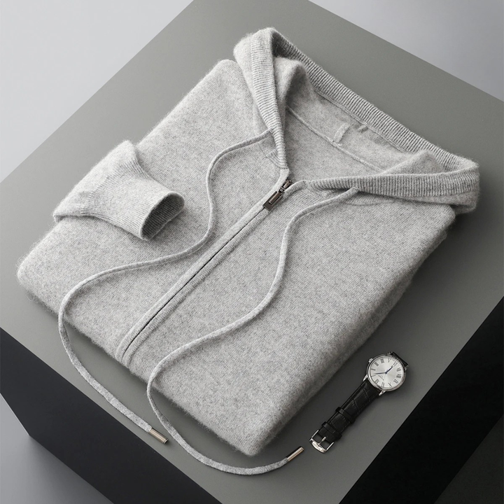 Harrow Cashmere Zip Hoodie