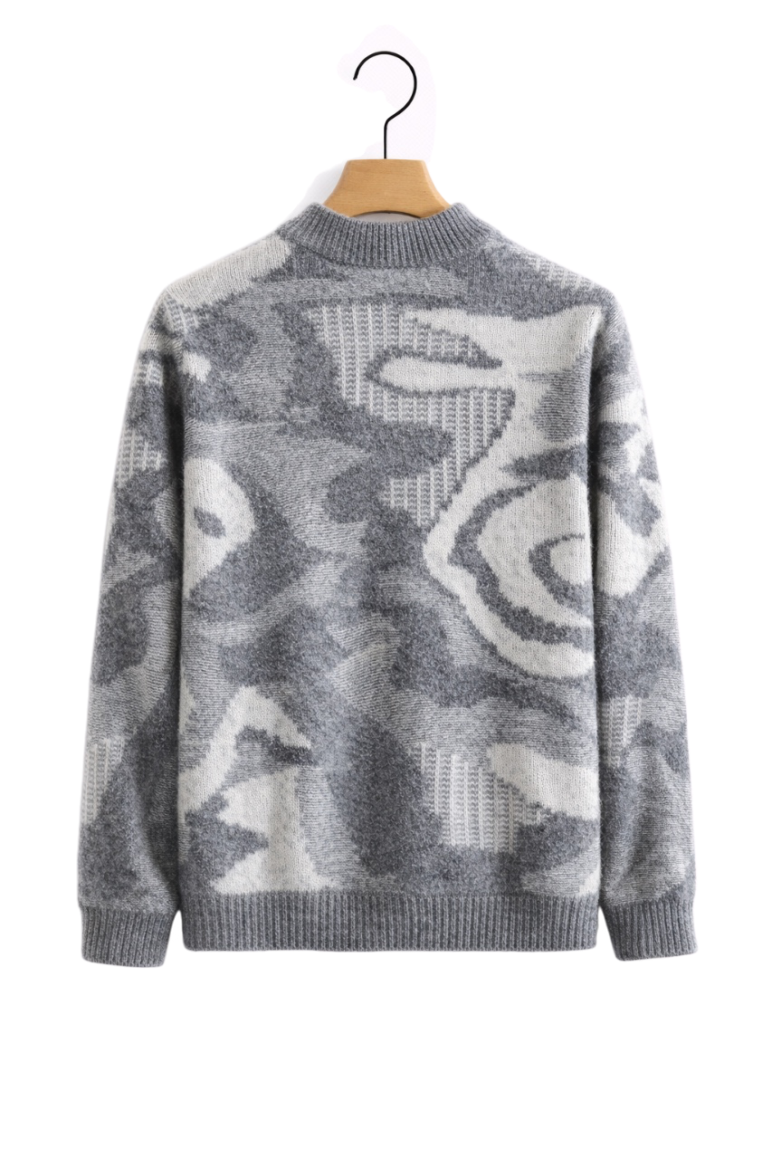 Valen Jacquard Maison Cashmere Sweater