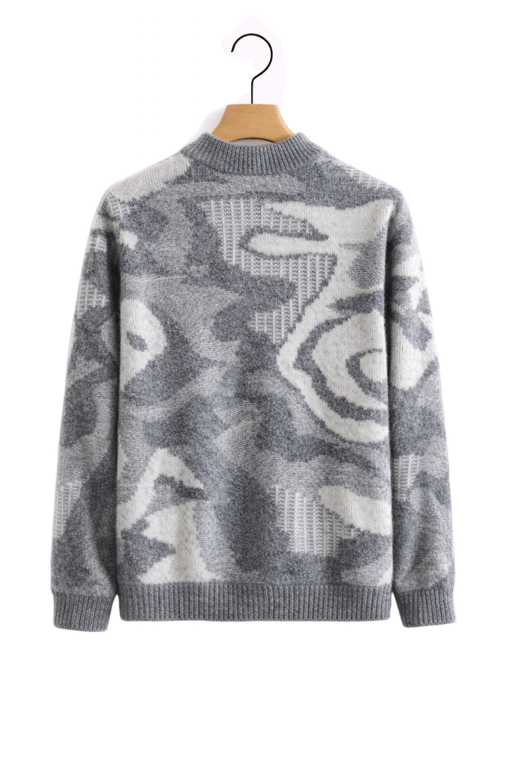 Valen Jacquard Maison Cashmere Sweater