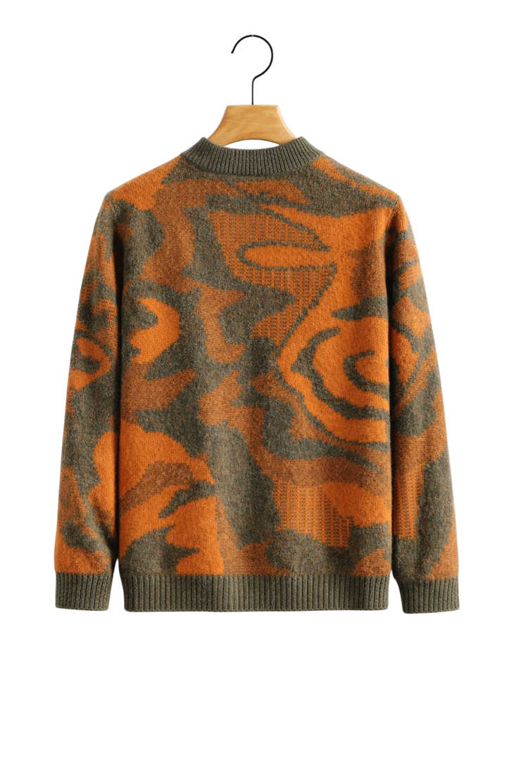 Valen Jacquard Maison Cashmere Sweater