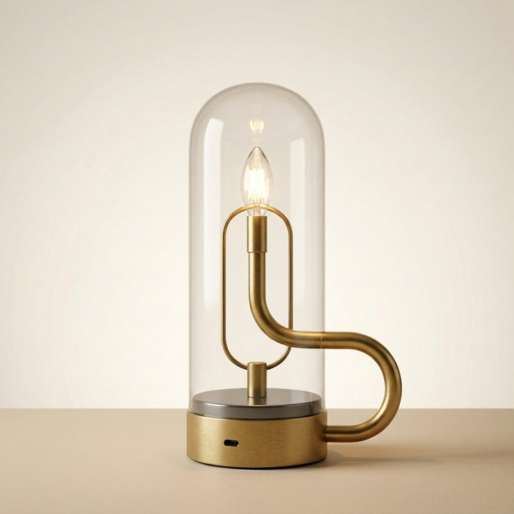 Caldwell Glass Lantern Lamp