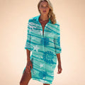 Turquoise Ombré Tie-Dye
