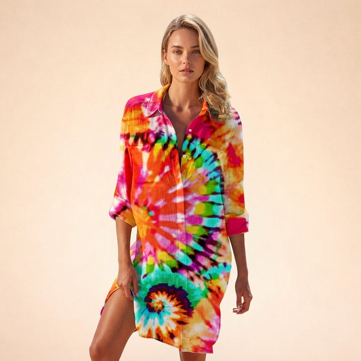 Rainbow Tie-Dye Swirl
