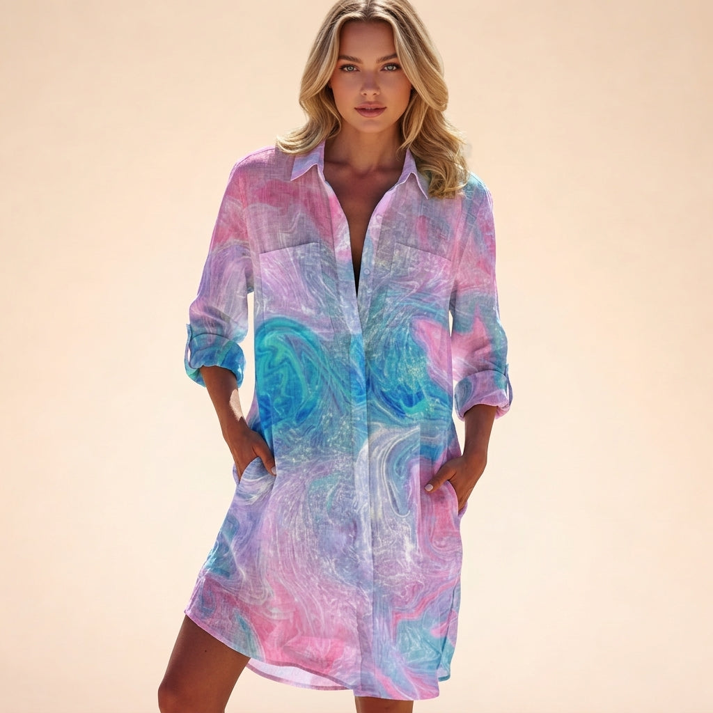 Pink & Blue Cotton Candy Tie-Dye